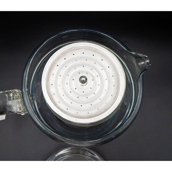 Pyrex Glass 9 Cup Coffee Pot Flameware Percolator Complete #7759-B - Picture 7 of 15